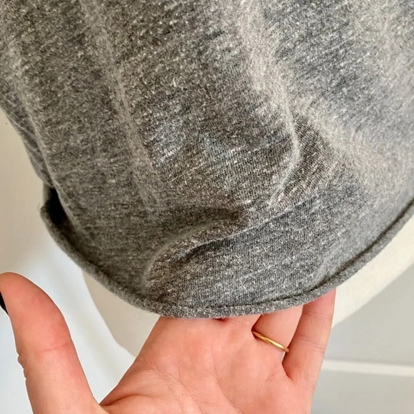 Project Social T Gray Skeleton Open Back Short Sleeve T-Shirt - Picture 3 of 8